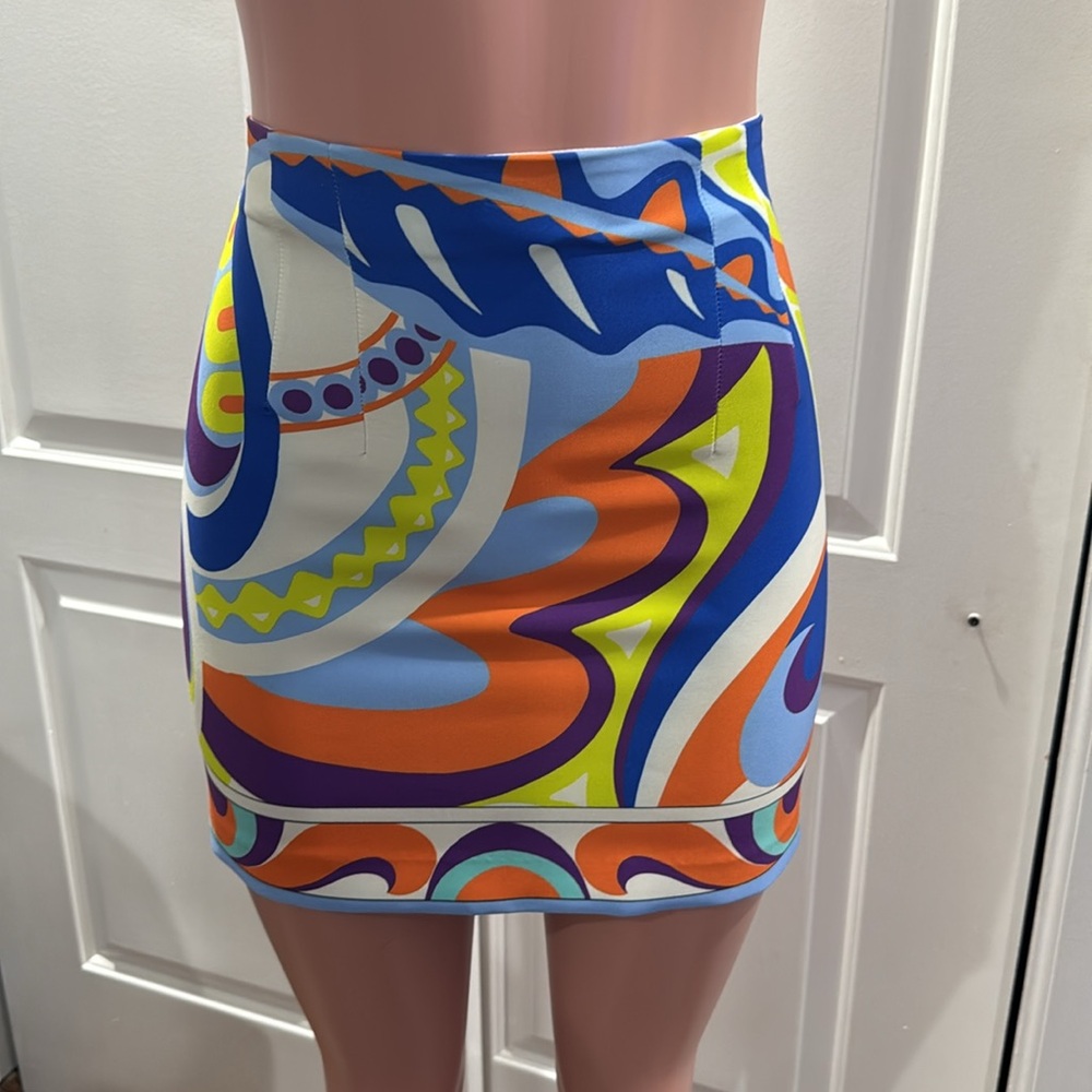 NWT ZARA Multi‎ Colored Mini Skirt